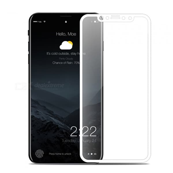 2-PACK HeliGuard Skärmskydd för iPhone X/XS (Full-cover) Transparent/Genomskinlig