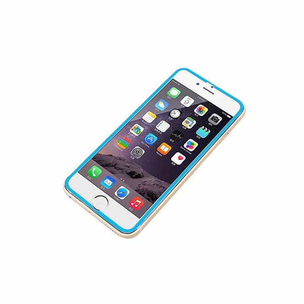 Skärmskydd med Aluminiumram från HuTech - iPhone 6/6S