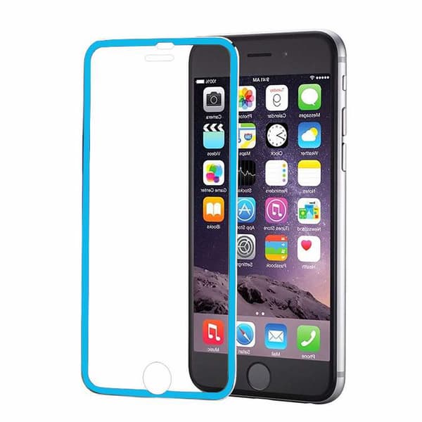 Skärmskydd med Aluminiumram från HuTech - iPhone 6/6S
