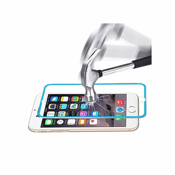 Skärmskydd med Aluminiumram från HuTech - iPhone 6/6S
