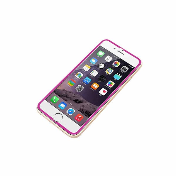 Skärmskydd med Aluminiumram från HuTech - iPhone 6/6S