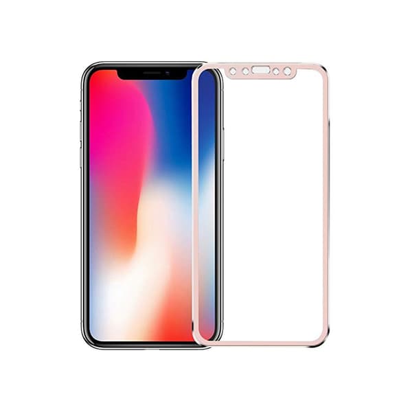 2-PACK Sk�rmskydd fr�n MyGuard till iPhone X (Alu-modell) Silver Silver