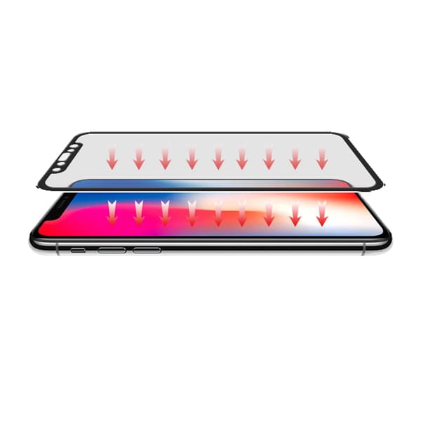 5-PACK Originalskydd fr�n HuTech 3D (Aluminium) iPhone X Röd Röd