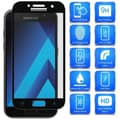 Miniatyrbild 3 av 3: 2-PACK Samsung A3 2017 Härdat Glas 0.26mm 2.5D 9H Fullframe
