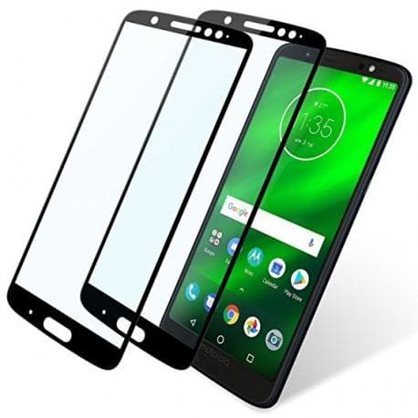 Moto G6 Plus karkaistu lasi 0,26 mm 2,5D 9H Fullframe
