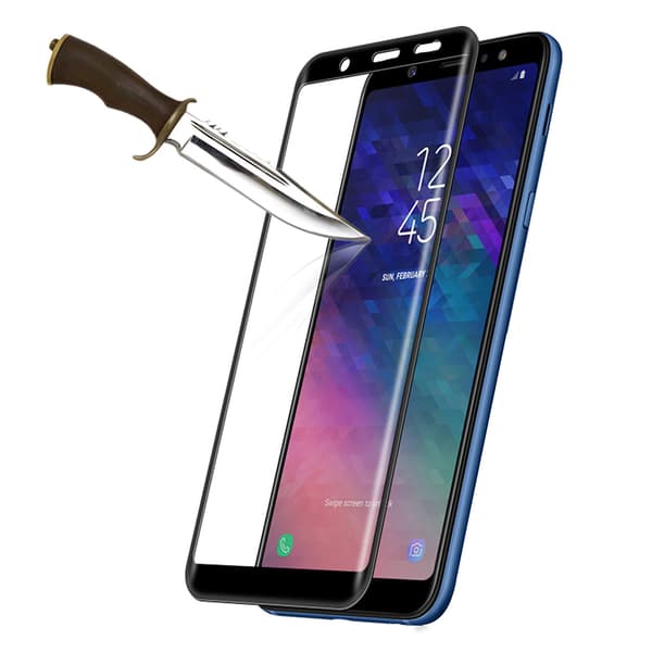 3-PACK Skärmskydd av HuTech (Full-fit)  Samsung Galaxy A6 Plus