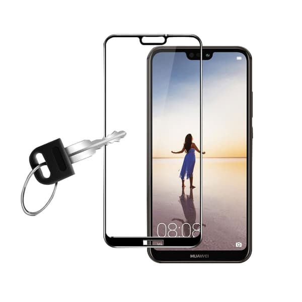 Huawei P20 Lite (2-PACK) MyGuard Skärmskydd av Carbonmodell (HD) Vit Vit