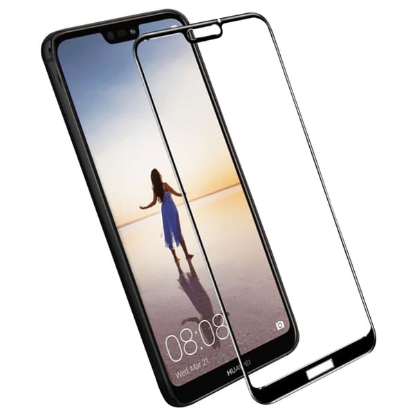 HuTechs Carbon-Skärmskydd för Huawei P20 Lite Svart Svart