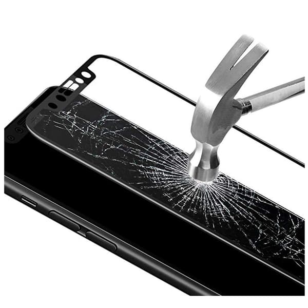 3-PACK HuTechs Carbon-Skärmskydd i 3D/HD för iPhone X