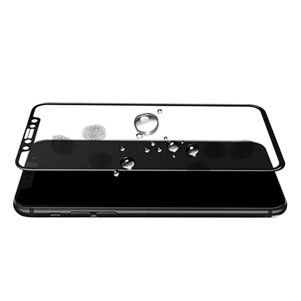 3-PACK HuTechs Carbon-Skärmskydd i 3D/HD för iPhone X