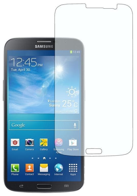 Samsung Galaxy Mega 6,3" skärmskydd x2 med putsduk