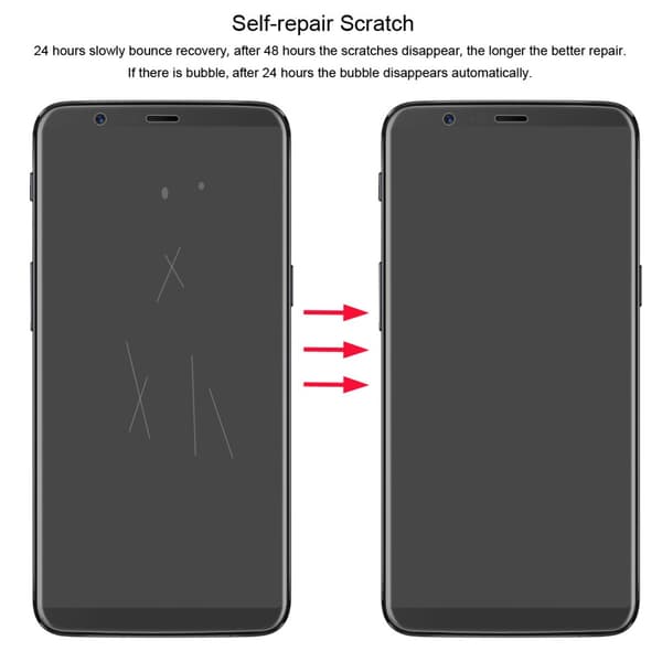 HAT PRINCE Curved PET Skärmskydd till OnePlus 5T