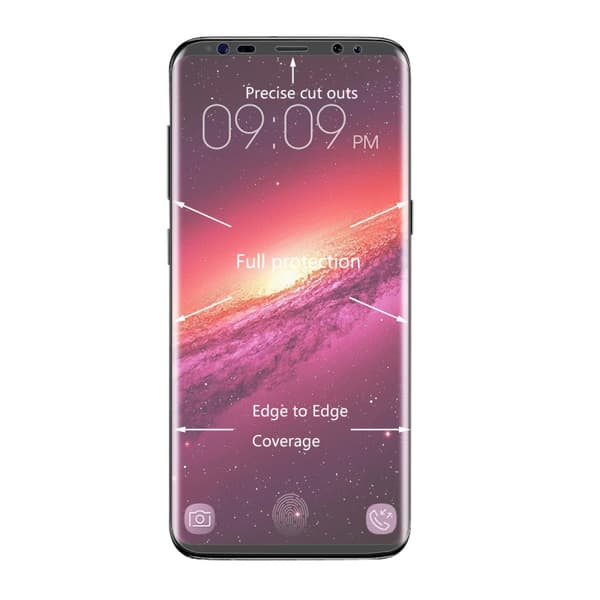 HAT PRINCE Curved PET Skärmskydd till Samsung Galaxy S9