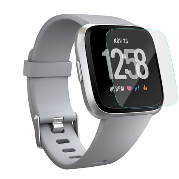 Til Fitbit Versa 0,3 mm hærdet glas skærmbeskyttelsesfilm (buekant)