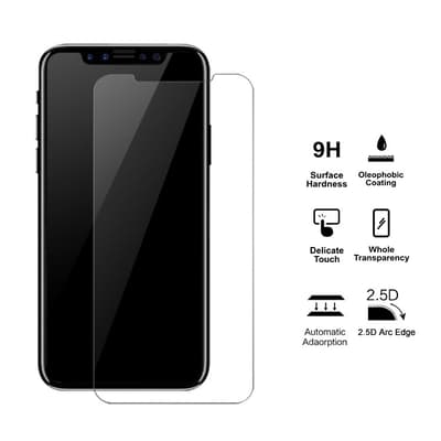 iPhone Xs Skärmskydd i Härdat Glas -Glasskydd - 9H Pansarglas