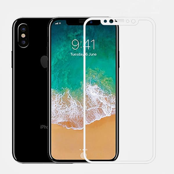 HuTechs Carbon-Sk�rmskydd f�r iPhone XR Vit Vit