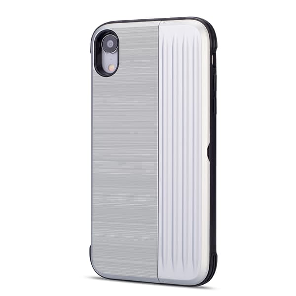 EXXO-Skyddsskal med plats för kort för iPhone XS Max