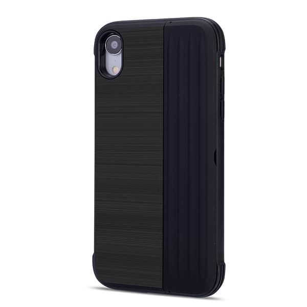 EXXO-Skyddsskal med plats för kort för iPhone XS Max