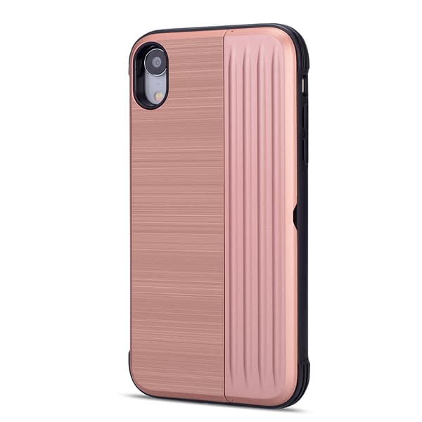 EXXO-Skyddsskal med plats för kort för iPhone XS Max
