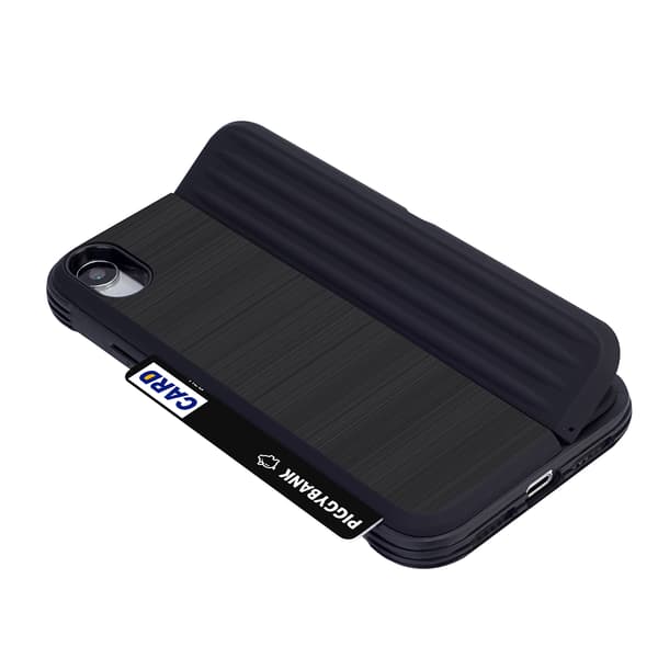 EXXO-Skyddsskal med plats för kort för iPhone XS Max