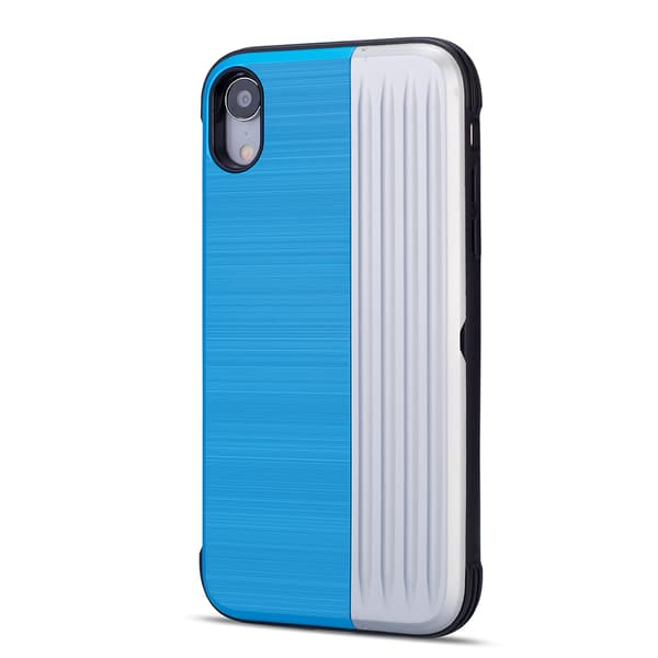 EXXO-Skyddsskal med plats för kort för iPhone XS Max