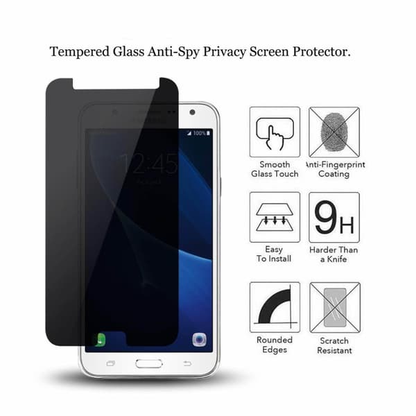 Integritetsbeskyttende Skærmbeskyttelse til Samsung Galaxy J3 Prime