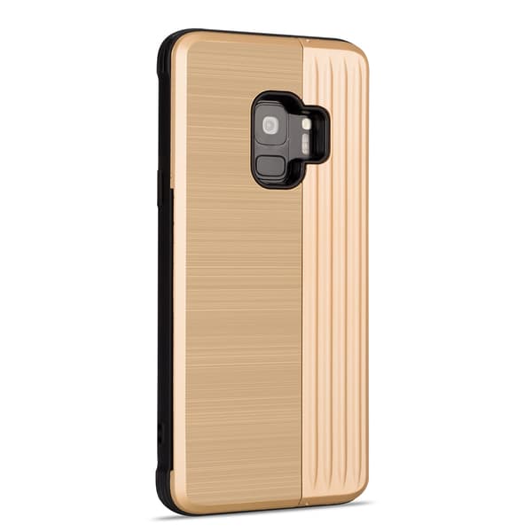 EXXO-Skyddsskal med plats för kort för Samsung Galaxy S9