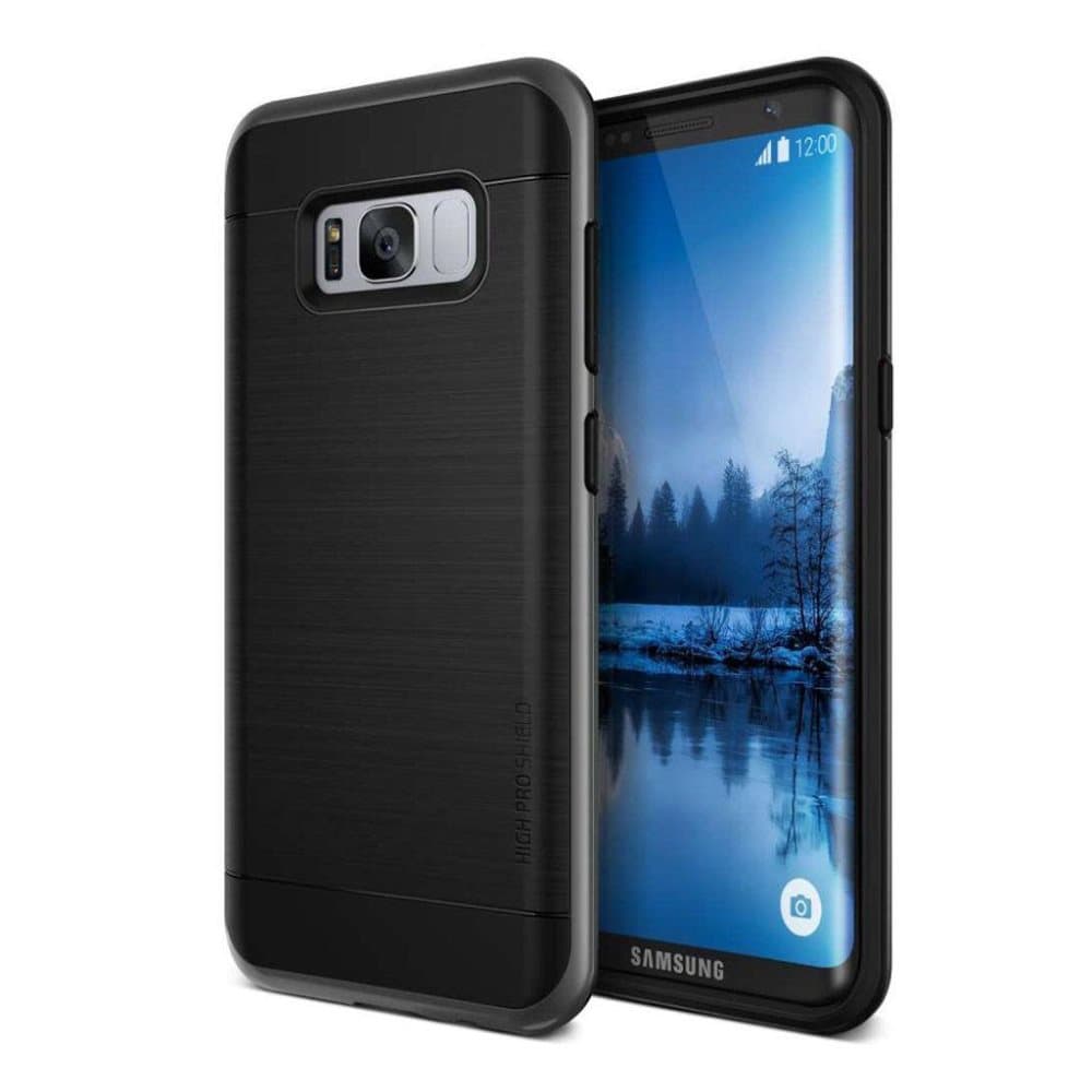 VRS Design High Pro Shield til Samsung Galaxy S8 - Mørk Sølv