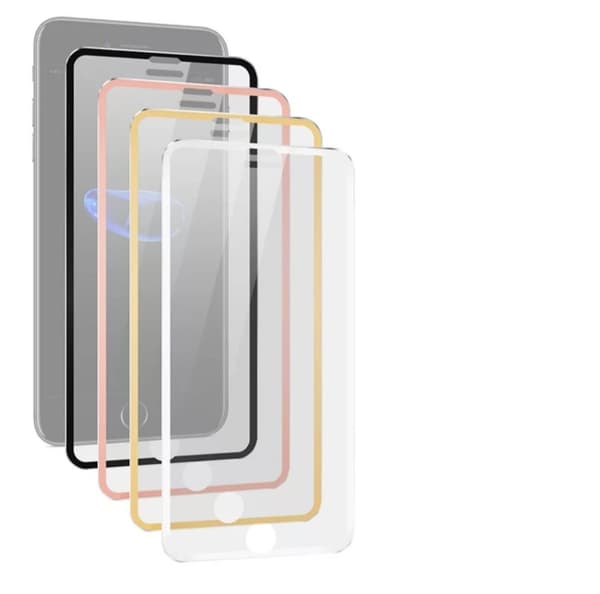 2-PACK HuTech Skärmskydd med Aluminiumram för iPhone XR