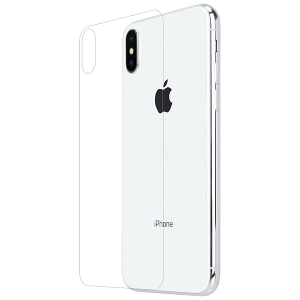 iPhone X/XS - 2st Skärmskydd för Baksida (HeliGuard)