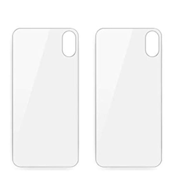 iPhone X/XS - 2st Skärmskydd för Baksida (HeliGuard)