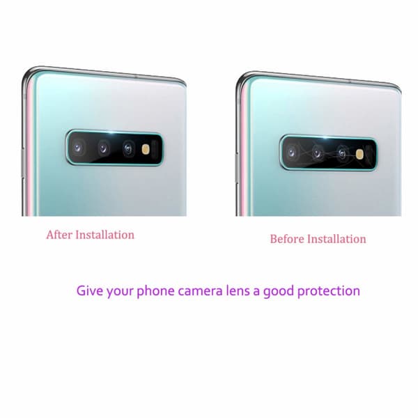 2 Pack Samsung Galaxy S10E Bak kamera Skärmskydd Härdat glas