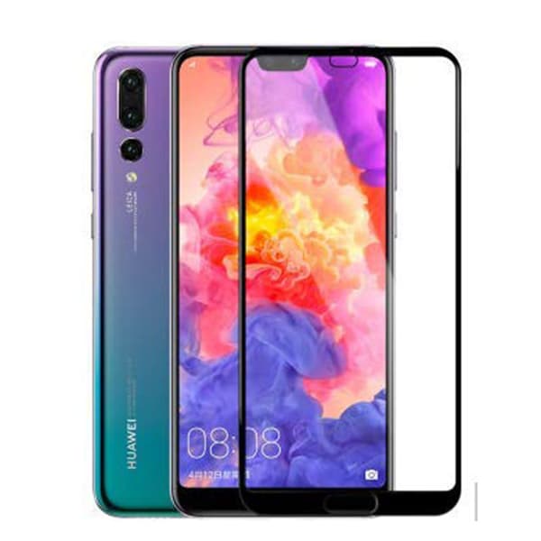 Skärmskydd 2.5D 10-PACK med Ram HD-Clear Screen-Fit P20 Pro