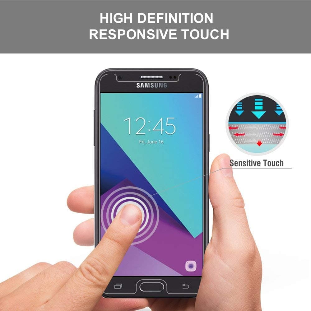 2Pack Samsung Galaxy J3 2017 Härdat Glas Skärmskydd CDON