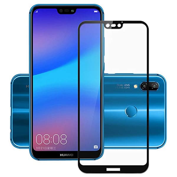 Huawei P20 Lite | Skärmskydd | 2.5D | Ram | HD-Clear