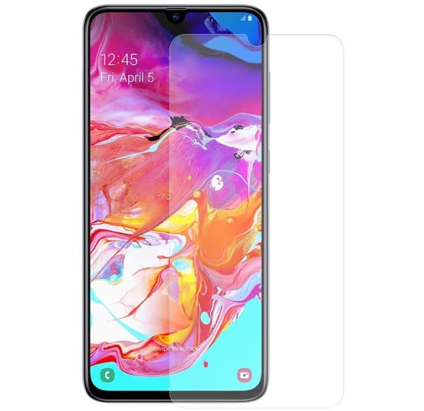 Samsung Galaxy A70 Skærmbeskytter i Hærdet Glas 0,3mm