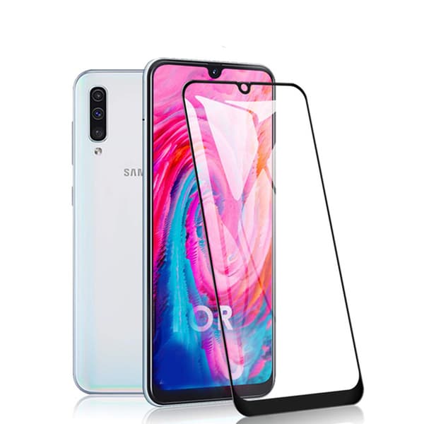 Samsung A40 | Skärmskydd | 2.5D | Ram | HD-Clear