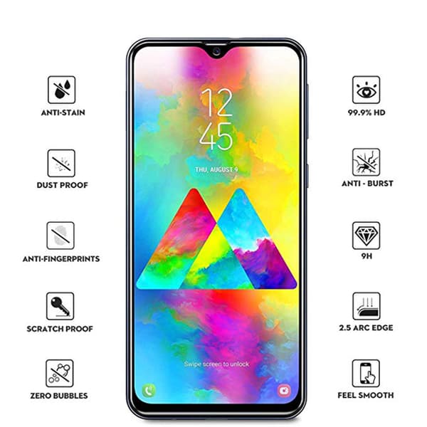 Samsung A40 | Skärmskydd | 2.5D | Ram | HD-Clear