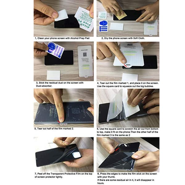 Mate 20 Pro 2-PACK Skärmskydd 9H Nano-Soft Screen-Fit HD-Clear