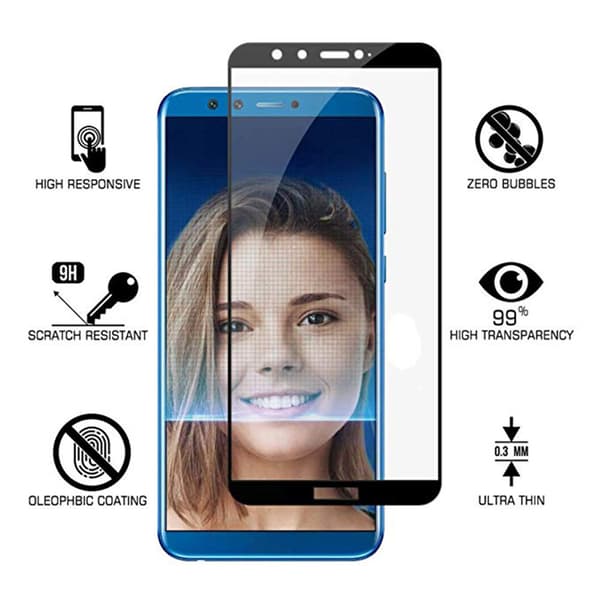 Skärmskydd 2.5D 3-PACK Ram 9H HD-Clear Screen-Fit Honor 9 Lite