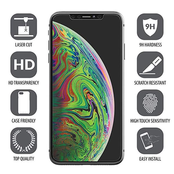 iPhone X/XS Skärmskydd 3-PACK Standard 9H Screen-Fit HD-Clear