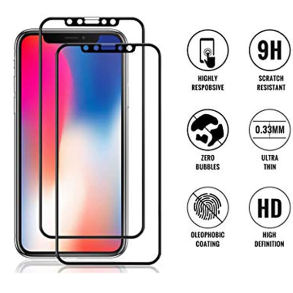 iPhone 11 Sk�rmskydd Carbon 9H Screen-Fit 3D/HD HD-Clear