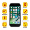 Miniatyrbild 7 av 11: iPhone 7+ Skärmskydd Standard 9H Screen-Fit HD-Clear