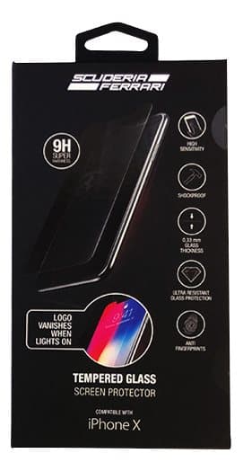 Ferrari Off Track näytönsuoja Apple iPhone X:lle, karkaistua lasia