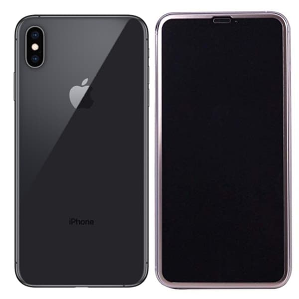 4-PACK iPhone XS Max ProGuard Skärmskydd 3D Aluminiumram