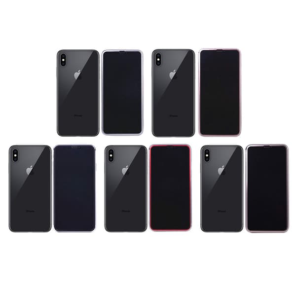 4-PACK iPhone XS Max ProGuard Skärmskydd 3D Aluminiumram