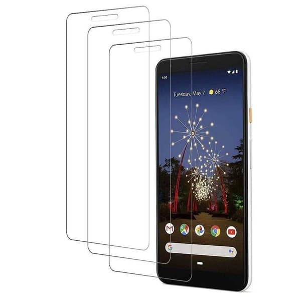 3-PACK Google Pixel 3a Premium skærmbeskytter CrystalClear