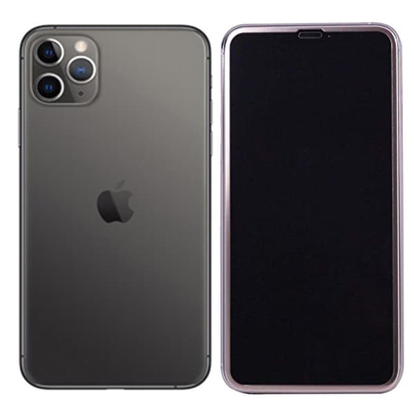 Skärmskydd 3D Aluminiumram iPhone 11 Pro Max 3-PACK