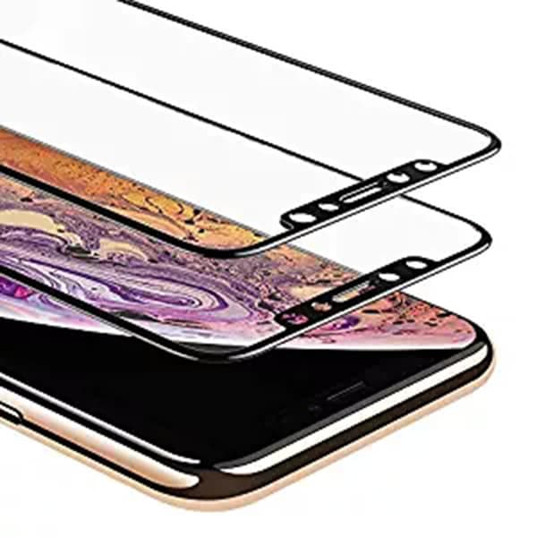 Skärmskydd Carbon MyGuard 2-PACK iPhone 11 Pro Svart