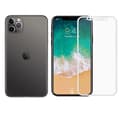 Miniatyrbild 4 av 11: 3-PACK iPhone 11 Pro Max HuTech Carbon Skärmskydd